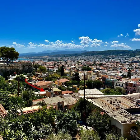 House With 60 Sqm Rooftop Terrace By The Fortezza Vakantiehuis Rethimnon