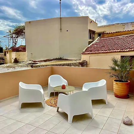 House With 60 Sqm Rooftop Terrace By The Fortezza * Rethimno