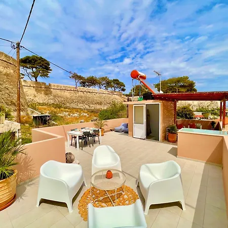 House With 60 Sqm Rooftop Terrace By The Fortezza Rethimno